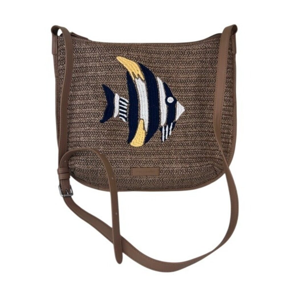 Vera Bradley Fish Woven Crossbody Purse